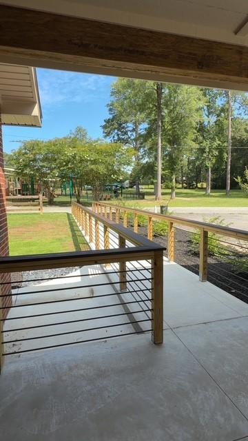 Handicap Accessible Ramp with New Side Railings